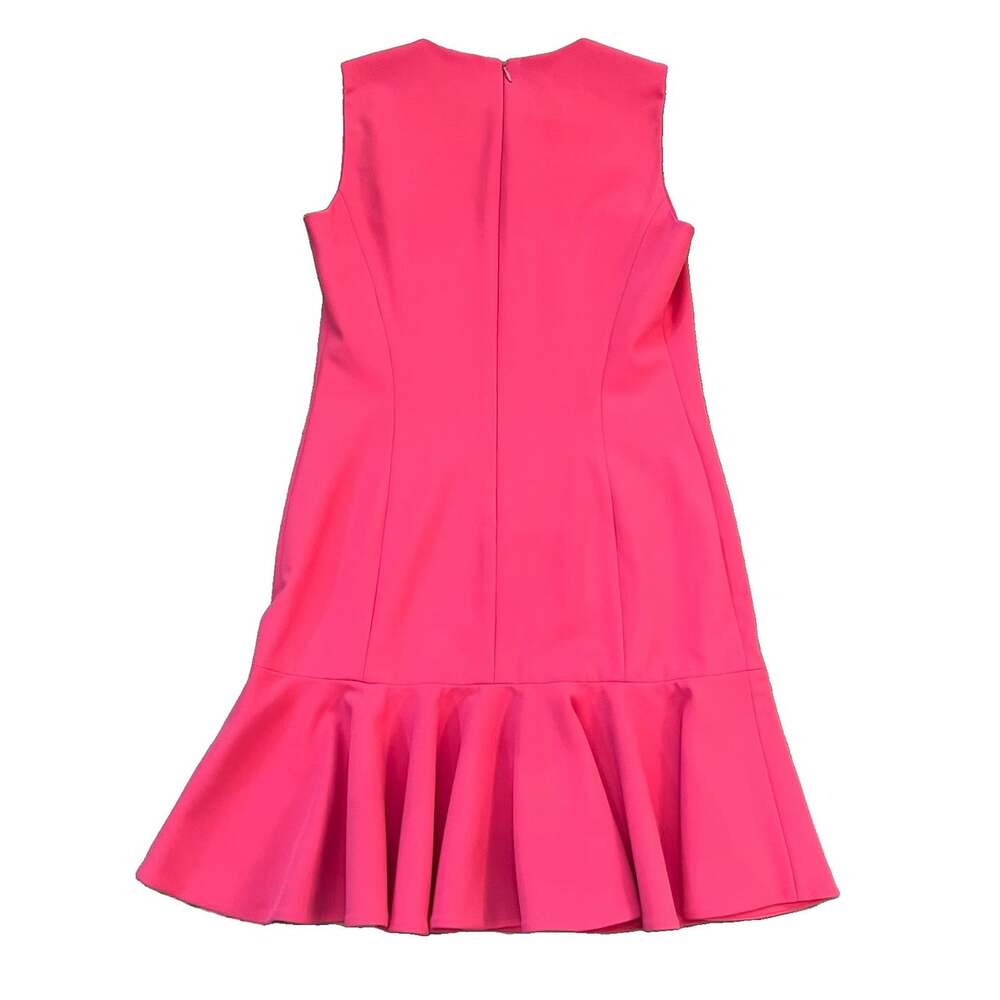 Polo Ralph Lauren Women’s Flounce Hem Mini Dress Size 6 Pink Sleeveless Vintage - Picture 3 of 9